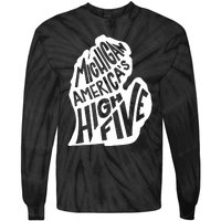 Michigan Americas High Five Tie-Dye Long Sleeve Shirt