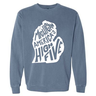 Michigan Americas High Five Garment-Dyed Sweatshirt