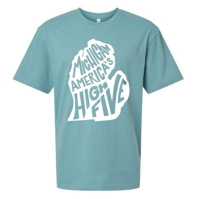 Michigan Americas High Five Sueded Cloud Jersey T-Shirt