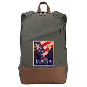 Make America Healthy Again Cotton Canvas Backpack