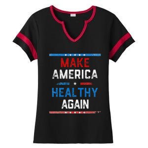 Make America Healthy Again Ladies Halftime Notch Neck Tee