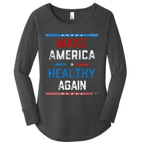 Make America Healthy Again Women's Perfect Tri Tunic Long Sleeve Shirt