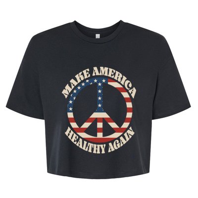 Make America Healthy Again Bella+Canvas Jersey Crop Tee