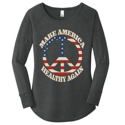 Make America Healthy Again Women's Perfect Tri Tunic Long Sleeve Shirt