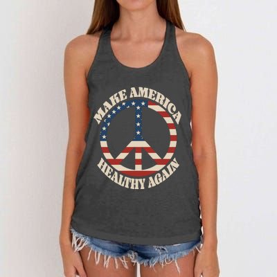 Make America Healthy Again Women's Knotted Racerback Tank