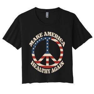 Make America Healthy Again Women's Crop Top Tee