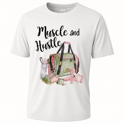 Muscle And Hustle Fitness Meaningful Gift Performance Shirt