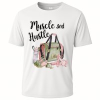 Muscle And Hustle Fitness Meaningful Gift Cooling Performance Crew T-Shirt