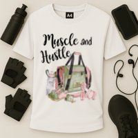 Muscle And Hustle Fitness Meaningful Gift Cooling Performance Crew T-Shirt