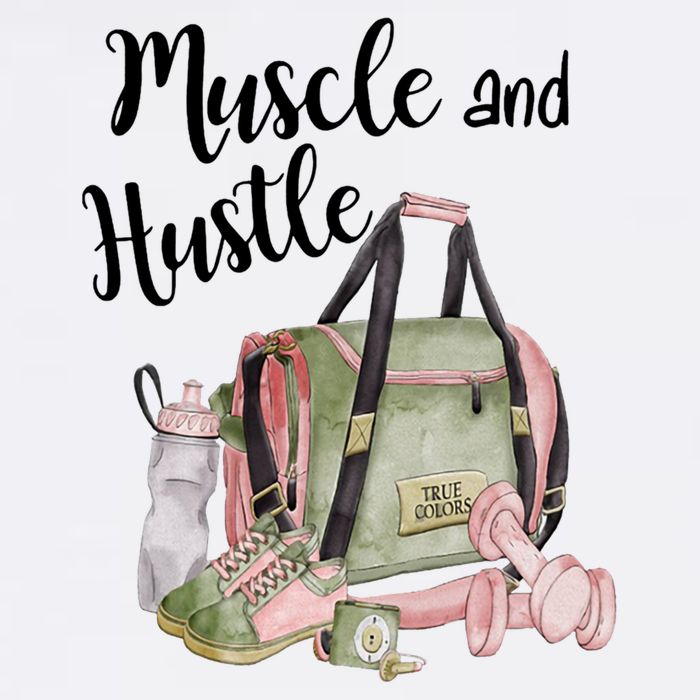 Muscle And Hustle Fitness Meaningful Gift Cooling Performance Crew T-Shirt