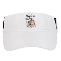 Muscle And Hustle Fitness Meaningful Gift Adult Drive Performance Visor