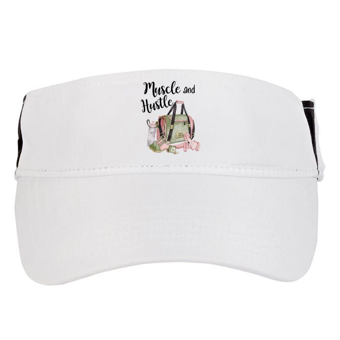 Muscle And Hustle Fitness Meaningful Gift Adult Drive Performance Visor
