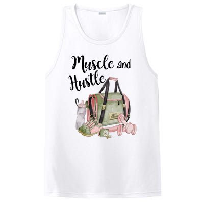 Muscle And Hustle Fitness Meaningful Gift PosiCharge Competitor Tank