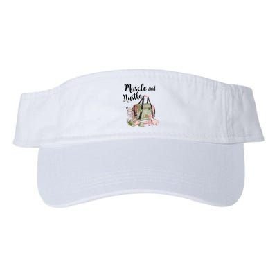 Muscle And Hustle Fitness Meaningful Gift Visor