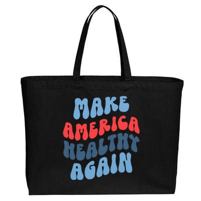 Make America Healthy Again Maha Cotton Canvas Jumbo Tote