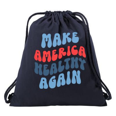 Make America Healthy Again Maha Drawstring Bag