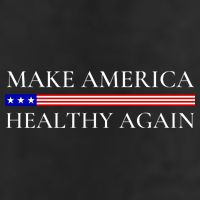 Make America Healthy Again Funny Usa Patriotic 7 Panel Mesh Trucker Snapback Hat