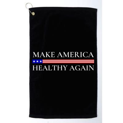 Make America Healthy Again Funny Usa Patriotic Golf Towel