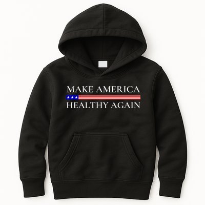 Make America Healthy Again Funny Usa Patriotic Kids Hoodie