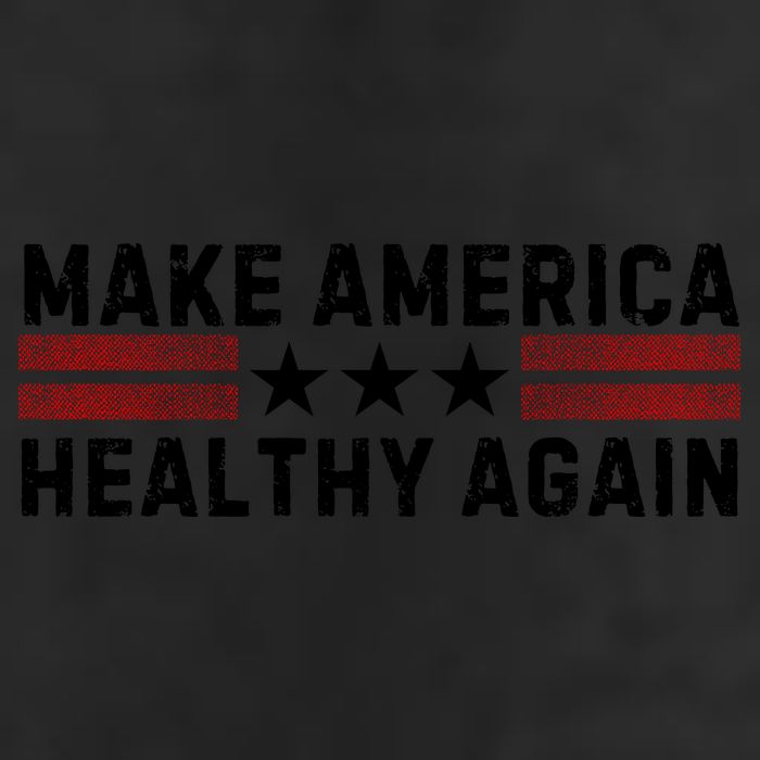 Make America Healthy Again Funny Usa Patriotic Party 7 Panel Mesh Trucker Snapback Hat