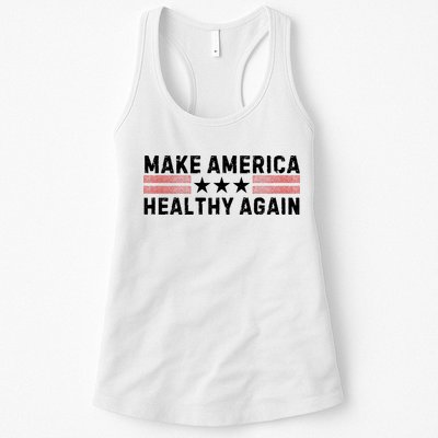 Make America Healthy Again Funny Usa Patriotic Party Womens Tank Top