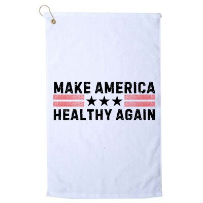 Make America Healthy Again Funny Usa Patriotic Party Golf Towel