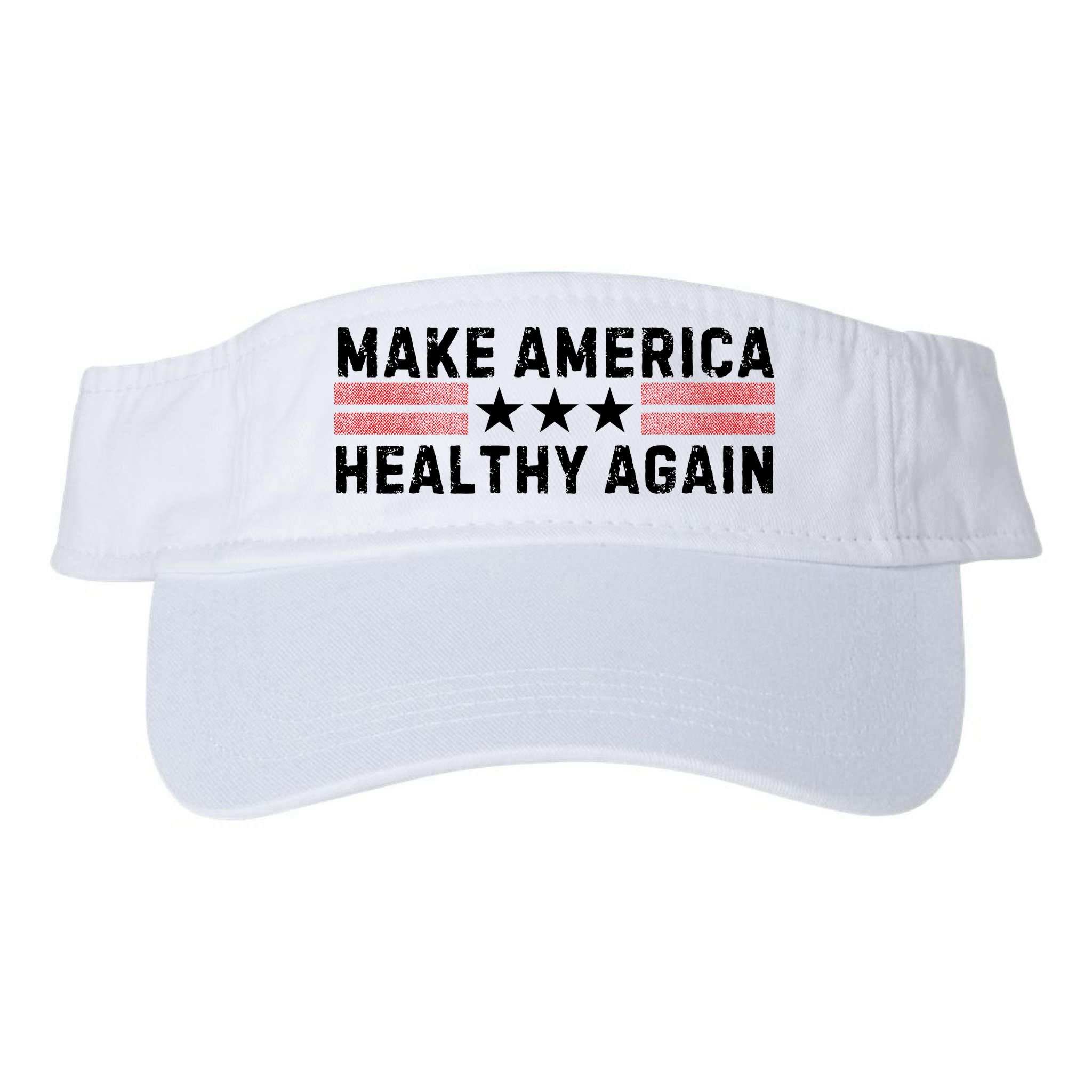 Make America Healthy Again Funny Usa Patriotic Party Visor