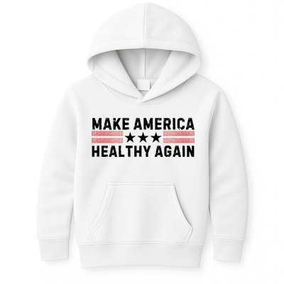 Make America Healthy Again Funny Usa Patriotic Party Kids Hoodie