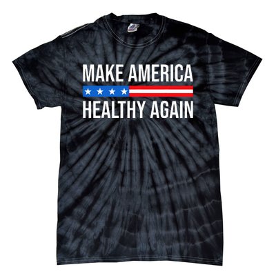 Make America Healthy Again Vintage Usa Flag Tie-Dye T-Shirt