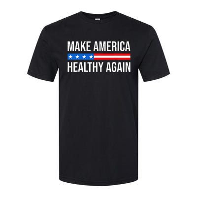 Make America Healthy Again Vintage Usa Flag Softstyle® CVC T-Shirt