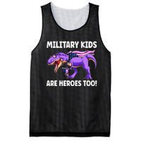 Military Are Heroes Too! Purple Up Military Child Month Mesh Reversible Basketball Jersey Tank