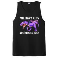 Military Are Heroes Too! Purple Up Military Child Month PosiCharge Competitor Tank