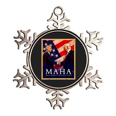 Make America Healthy Maha Metallic Star Ornament