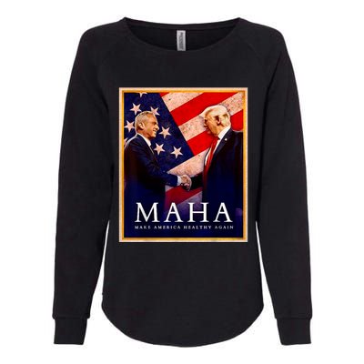 Make America Healthy Maha Womens California Wash Sweatshirt