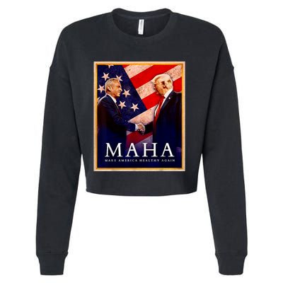 Make America Healthy Maha Cropped Pullover Crew