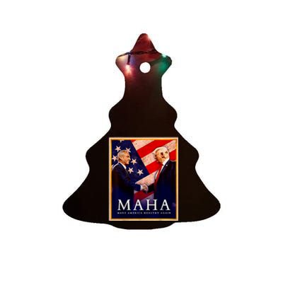 Make America Healthy Maha Ceramic Tree Ornament