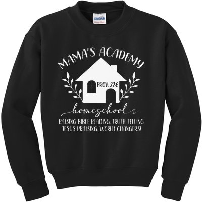 Mama's Academy Homeschool Mom Homeschooling Mother’s Day Kids Sweatshirt