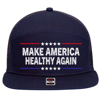 Make America Healthy Again 7 Panel Mesh Trucker Snapback Hat