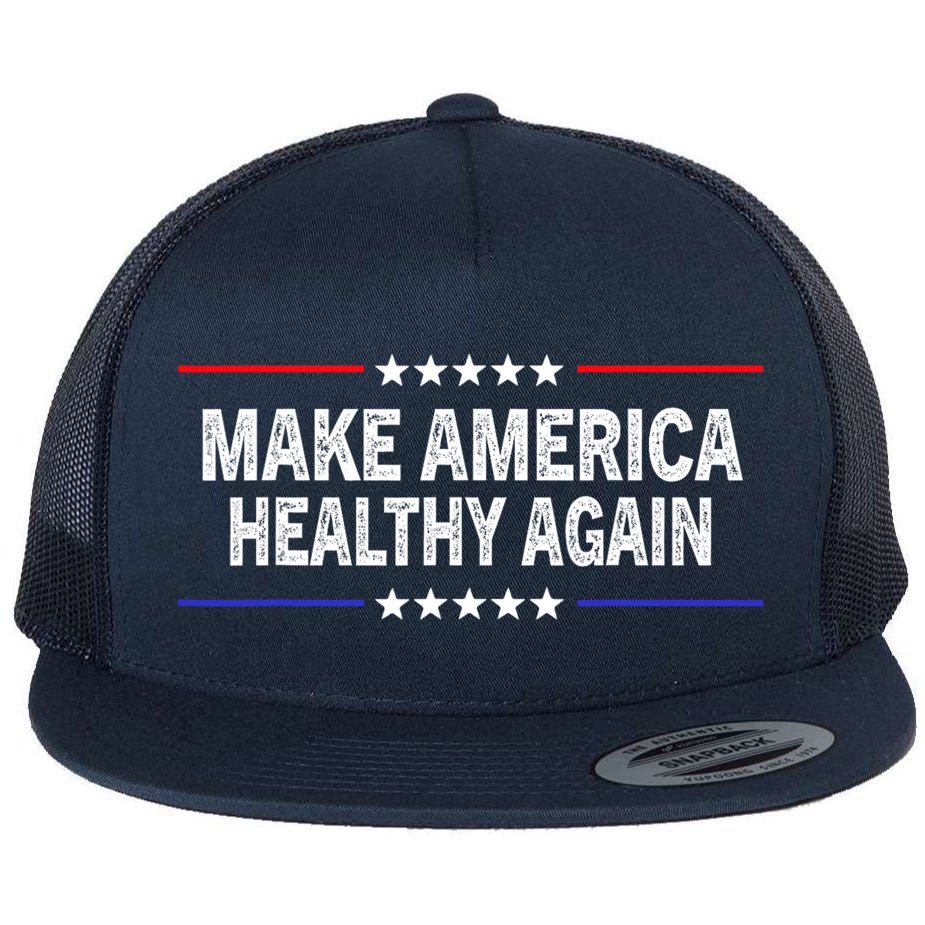 Make America Healthy Again Flat Bill Trucker Hat