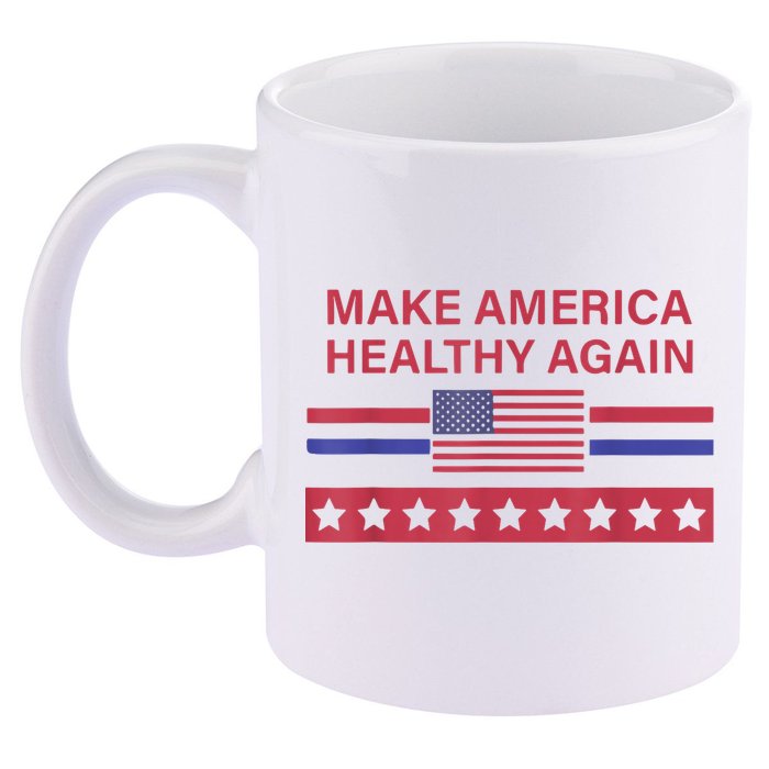 Make America Healthy Again 11oz C Handle Ceramic Mug