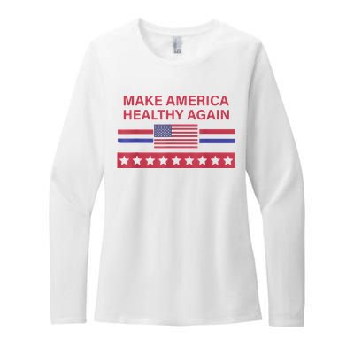 Make America Healthy Again Womens CVC Long Sleeve Shirt