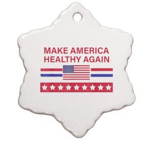 Make America Healthy Again Ceramic Star Ornament