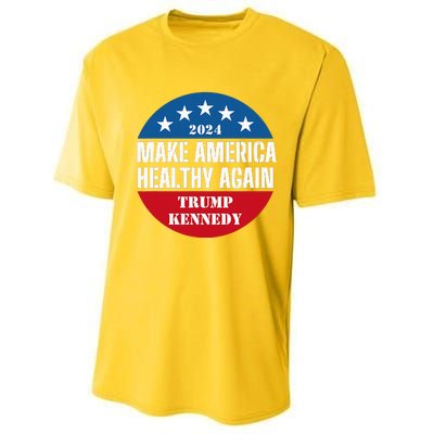 Make America Healthy Again Trump Kennedy 2024 Performance Sprint T-Shirt