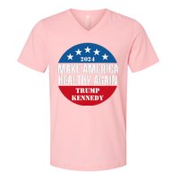 Make America Healthy Again Trump Kennedy 2024 V-Neck T-Shirt