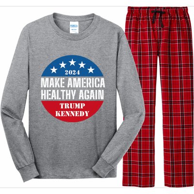 Make America Healthy Again Trump Kennedy 2024 Long Sleeve Pajama Set