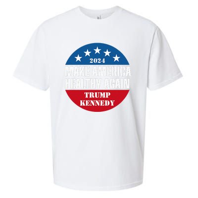 Make America Healthy Again Trump Kennedy 2024 Sueded Cloud Jersey T-Shirt