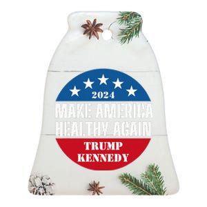 Make America Healthy Again Trump Kennedy 2024 Ceramic Bell Ornament