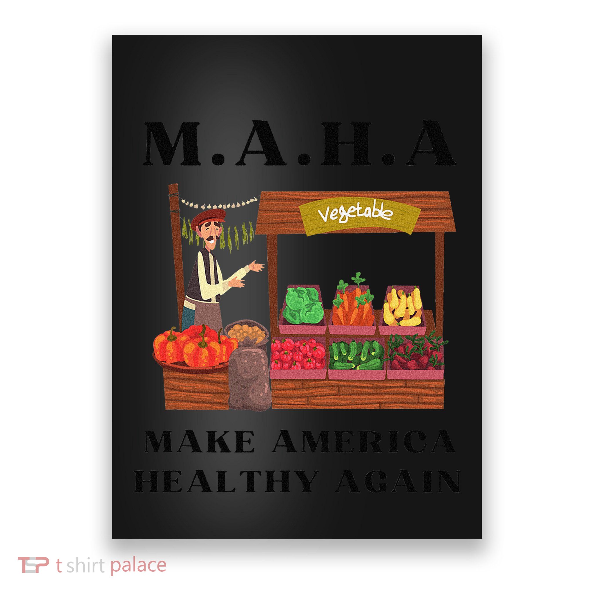 Make America Healthy Again Veggie Stand Trump Rfk Jr. Poster