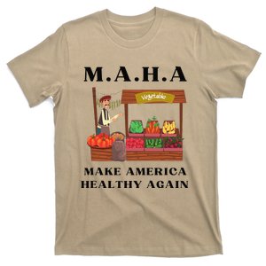 Make America Healthy Again Veggie Stand Trump Rfk Jr. T-Shirt