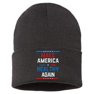 Make America Healthy Again Sustainable Knit Beanie